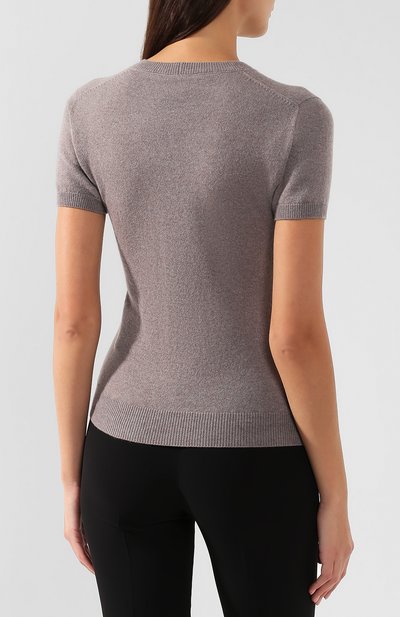 Кашемировый топ GIORGIO ARMANI бежевого цвета по цене 97700 руб., арт. 6GAM35/AM80Z, фото 4 Кашемировый топ GIORGIO ARMANI, арт. 6GAM35/AM80Z, фото 4