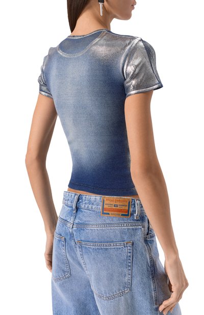 Хлопковая футболка DIESEL, арт. A16771/0NJBH, фото 4