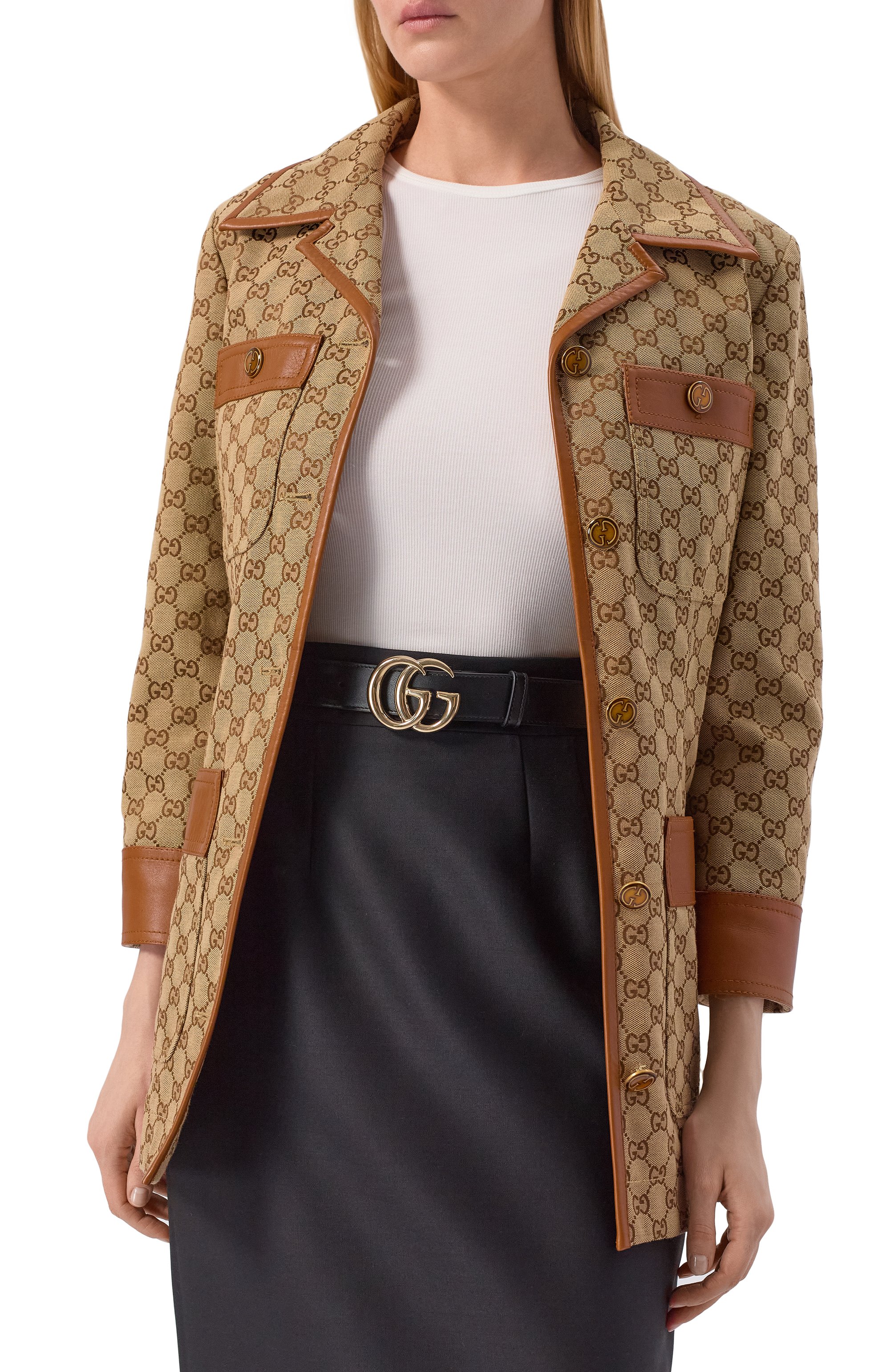 Кожаный ремень GUCCI, арт. 625839/0AAA5, фото 2