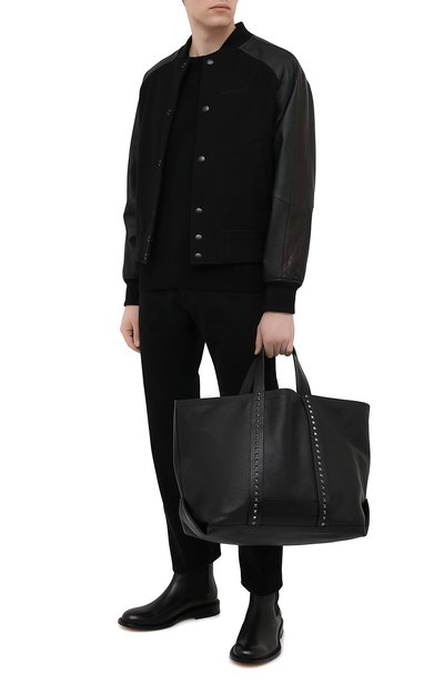 Кожаная сумка-шопер VALENTINO, арт. VY2B0A43/SXP, фото 2