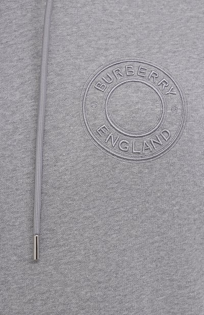 Хлопковое худи BURBERRY, арт. 8042230, фото 5