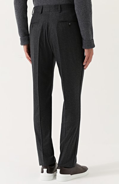 Шерстяные брюки прямого кроя OFFICINE GENERALE, арт. W17MTLG130, фото 4