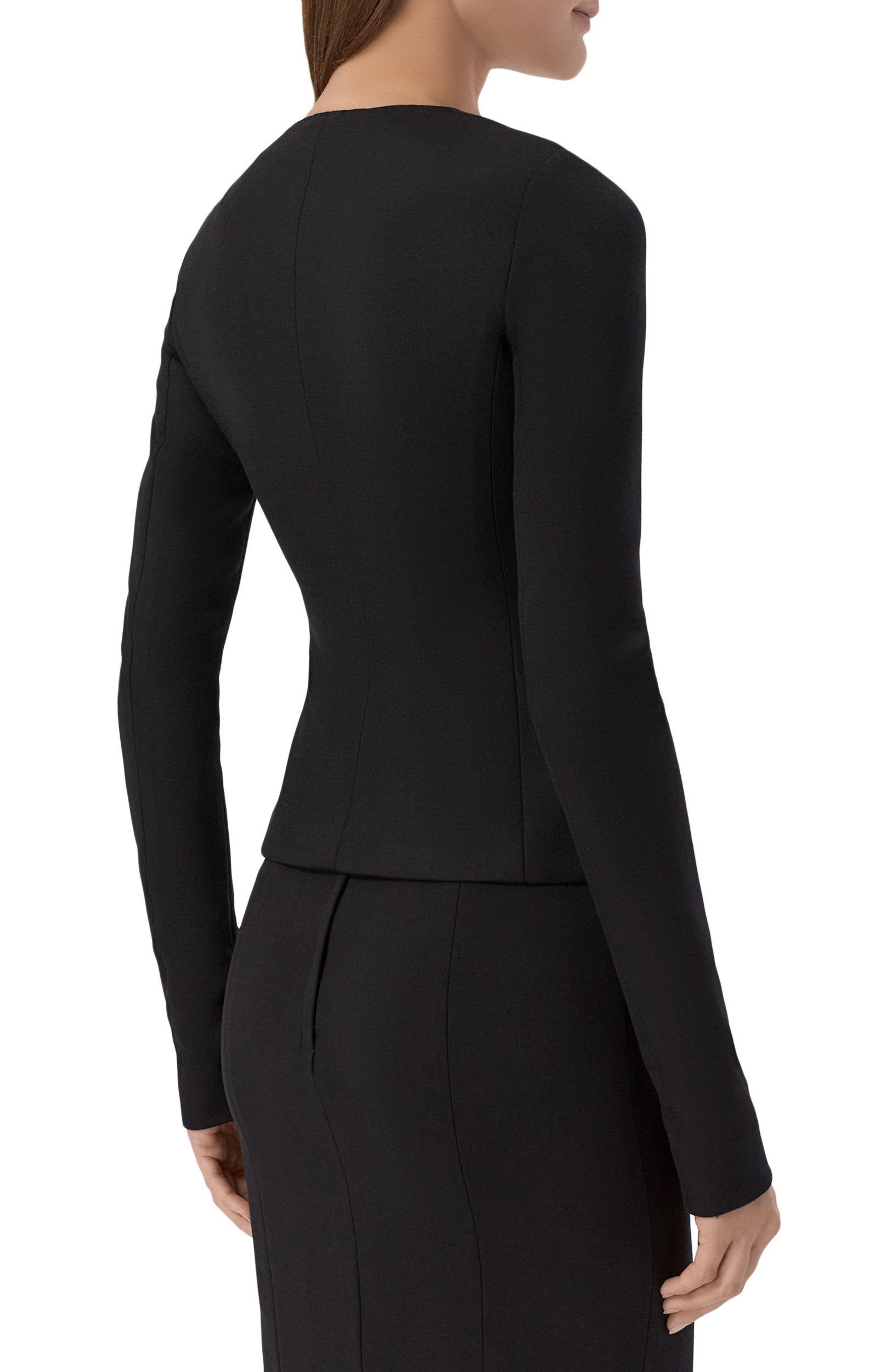 Шерстяной жакет DOLCE & GABBANA, арт. F27HET/FUBCE, фото 4