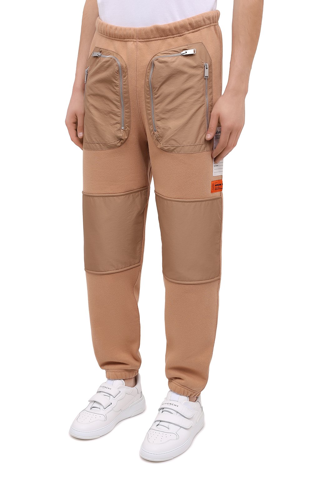 Хлопковые джоггеры HERON PRESTON, арт. HMCH015F20JER0016300, фото 4