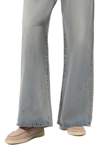 Лоферы из нубука yalta SANTONI, арт. WUYA58856TISNSV9, фото 3