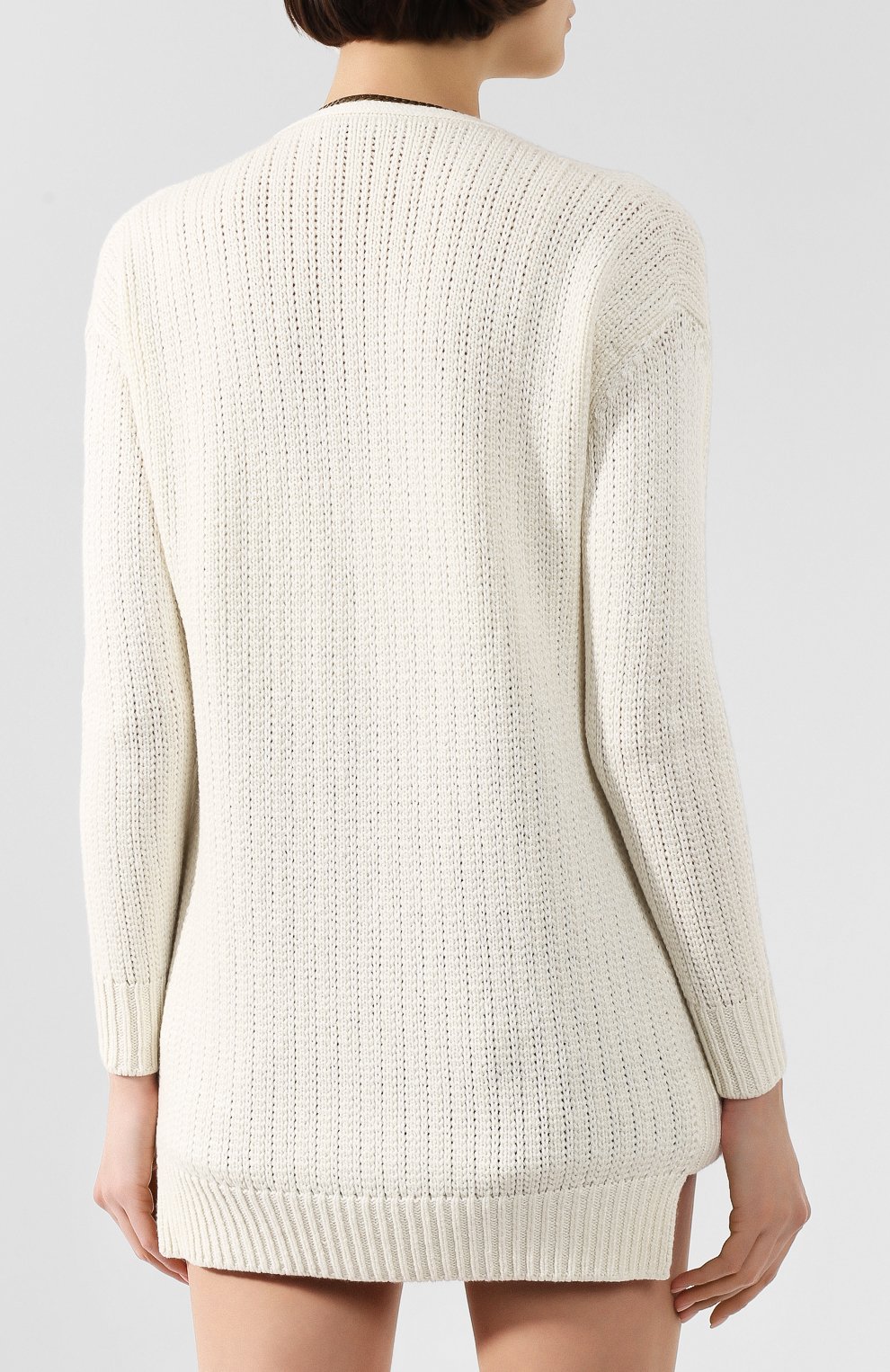 Кардиган из смеси шерсти и вискозы SAINT LAURENT, арт. 605878/YAJT2, фото 4
