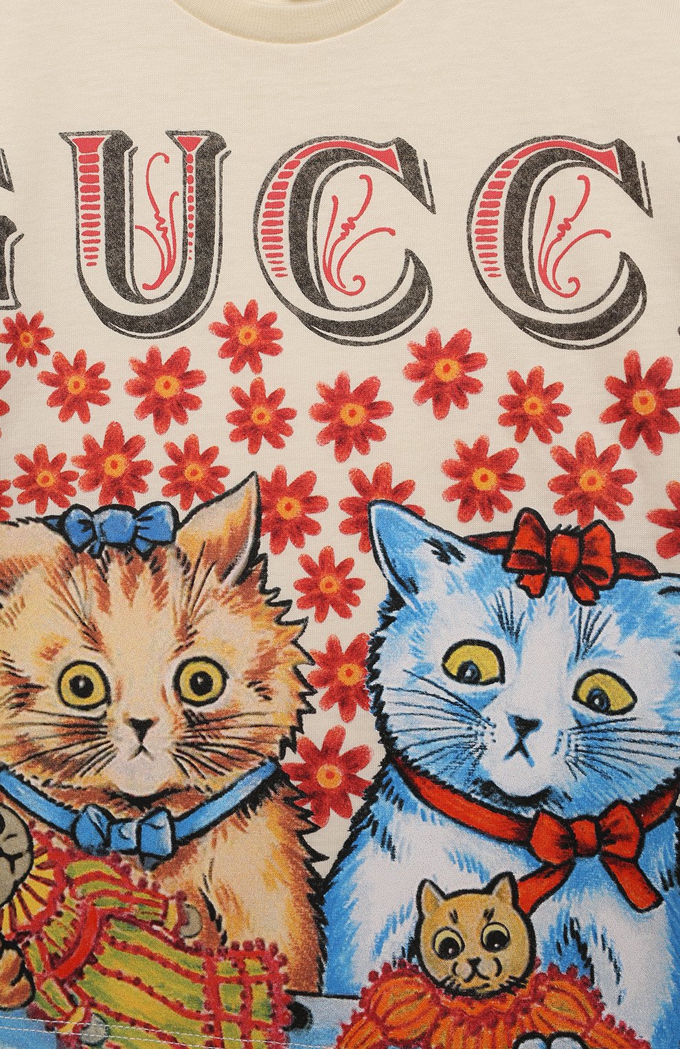 Хлопковая футболка GUCCI, арт. 581019/XJD2M, фото 3