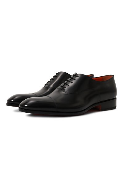 Мужские кожаные оксфорды carter SANTONI, арт. MCCG12474JC6I0BR