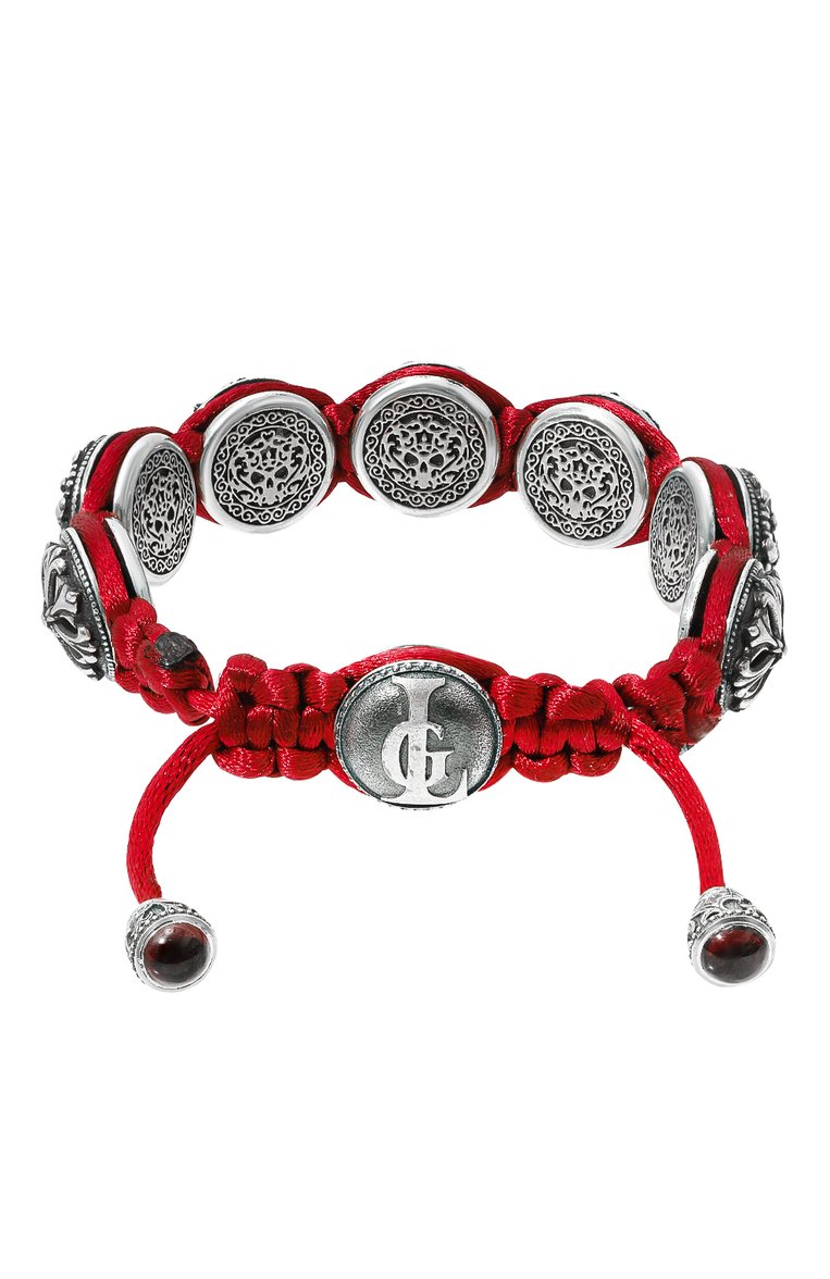 Мужской браслет сакральная геометрия GL JEWELRY серебряного цвета, арт. M420046-S97-305 | Фото 3 (Нос: Не проставлено; Региональные ограничения белый список (Axapta Mercury): Не проставлено; Материал: Серебро, Текстиль)