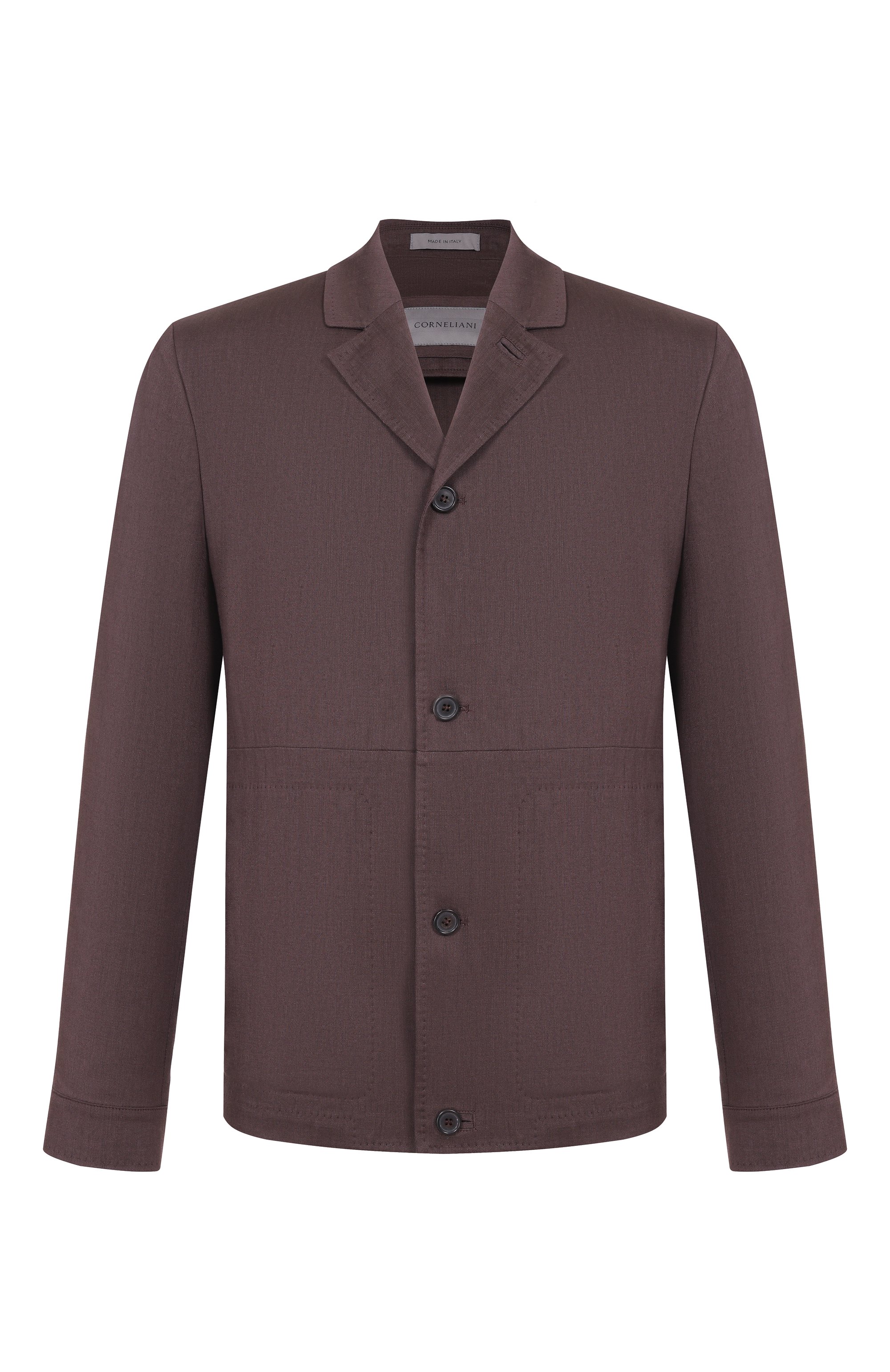 Куртка-рубашка изо льна и шерсти CORNELIANI, арт. 27LI53/2718468, фото 1