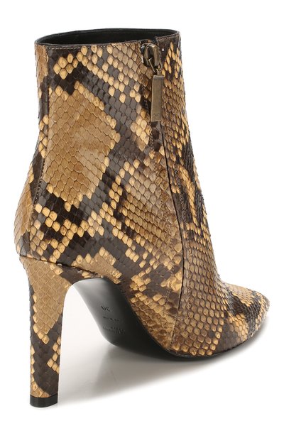Ботильоны kate из кожи питона SAINT LAURENT, арт. 603979/LX100/PRET, фото 4