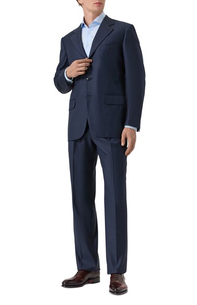 Кожаные оксфорды carter SANTONI, арт. MCCG12621MC1HKLT, фото 2