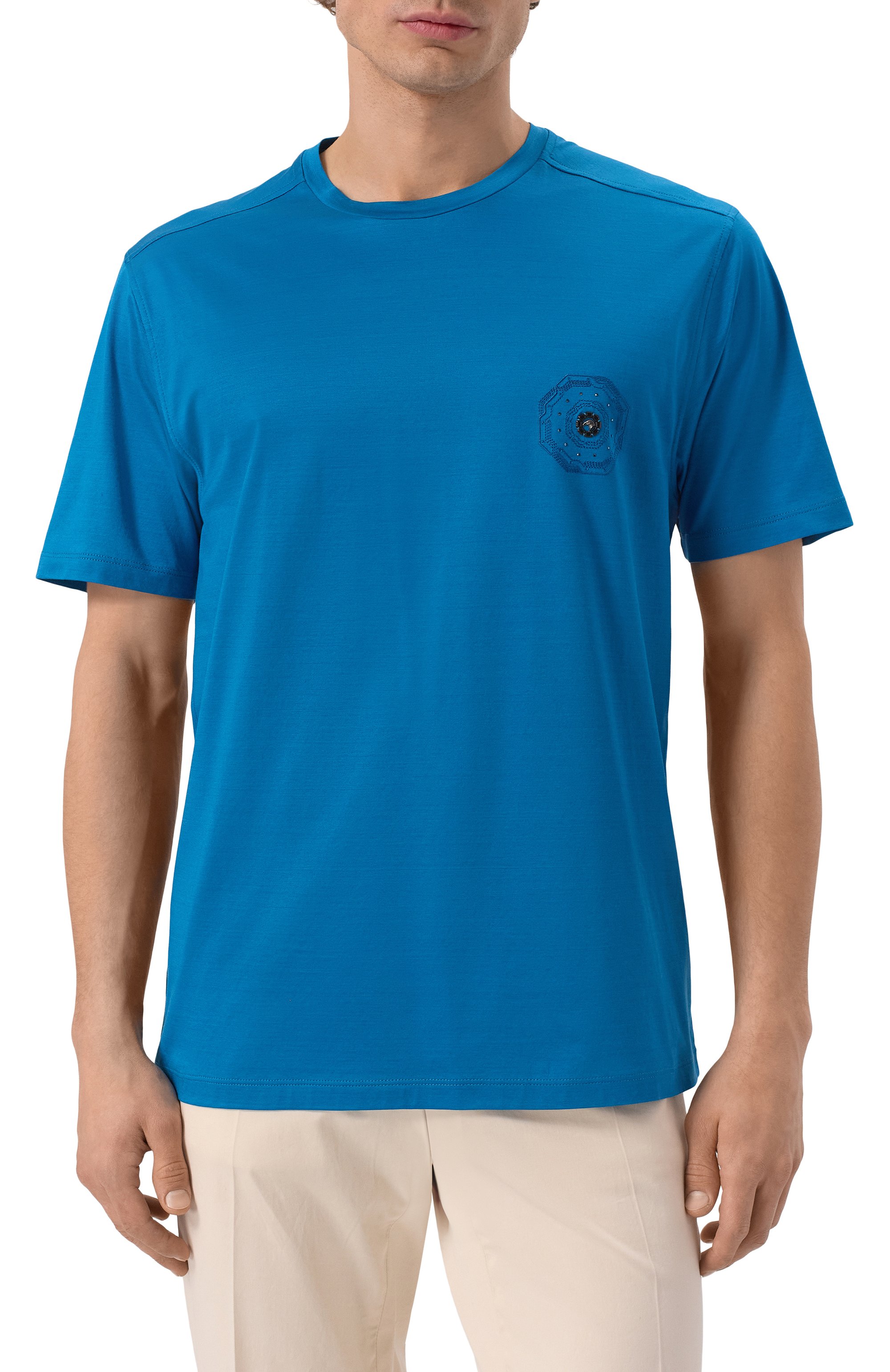 Хлопковая футболка STEFANO RICCI, арт. MNH5204330/TE0001, фото 3