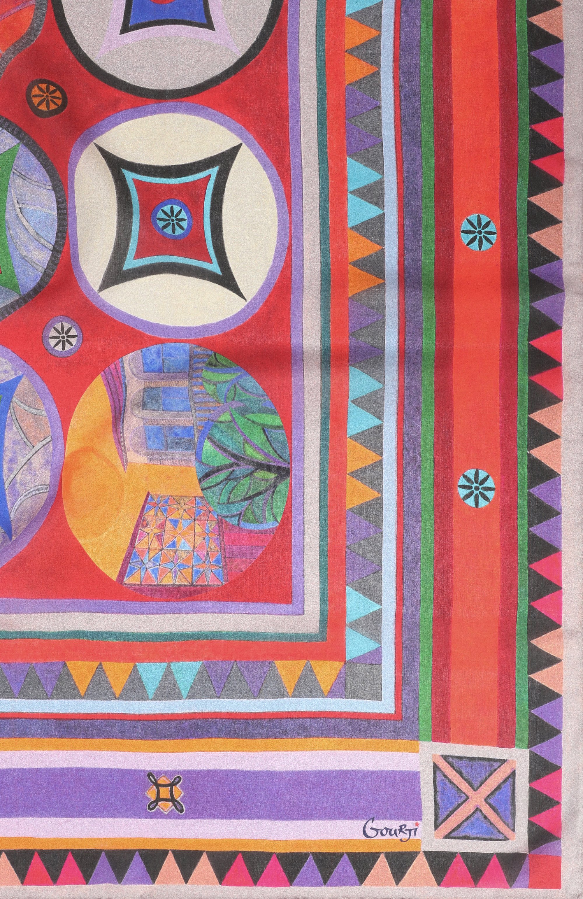 Шелковая шаль грузия GOURJI, арт. 91129437/514191108, фото 4