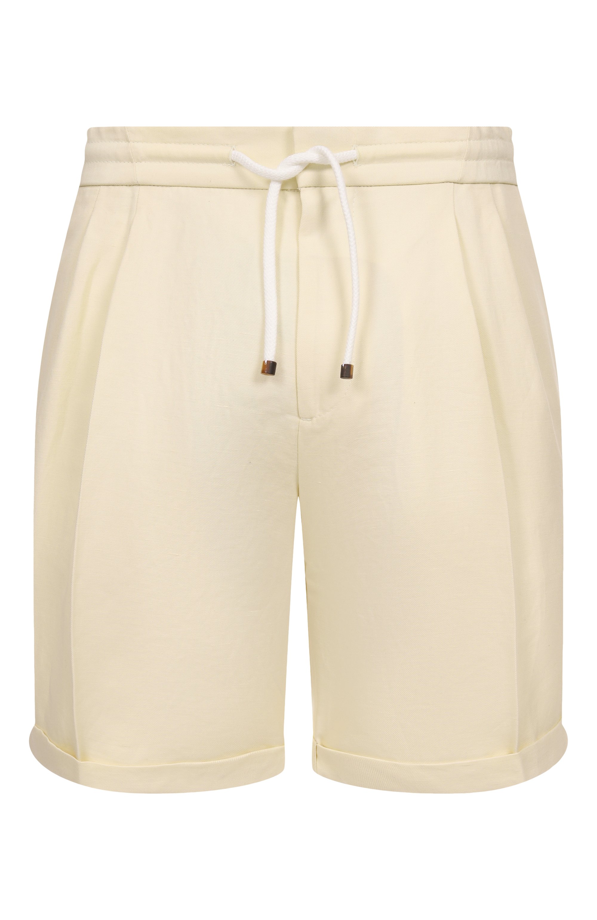 Шорты изо льна и хлопка BRUNELLO CUCINELLI, арт. MH255U0020, фото 1