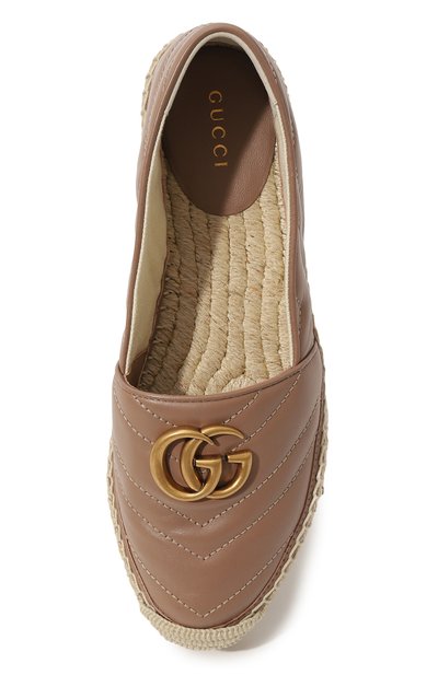 Кожаные эспадрильи GUCCI, арт. 551890 BKO00, фото 4