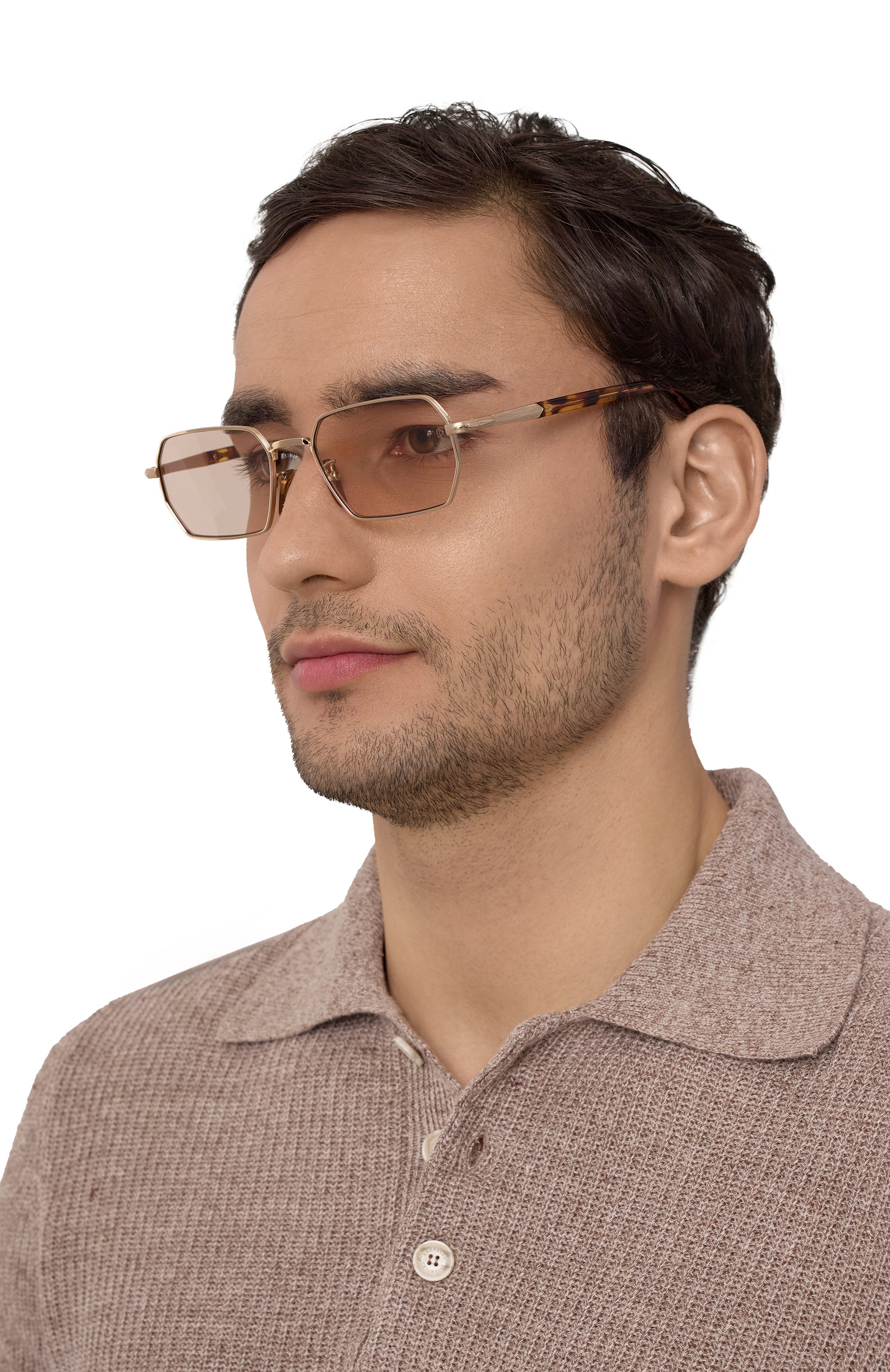 Солнцезащитные очки DAVID BECKHAM бежевого цвета по цене 35800 руб., арт. DB1174 J5G, фото 2 Солнцезащитные очки DAVID BECKHAM, арт. DB1174 J5G, фото 2