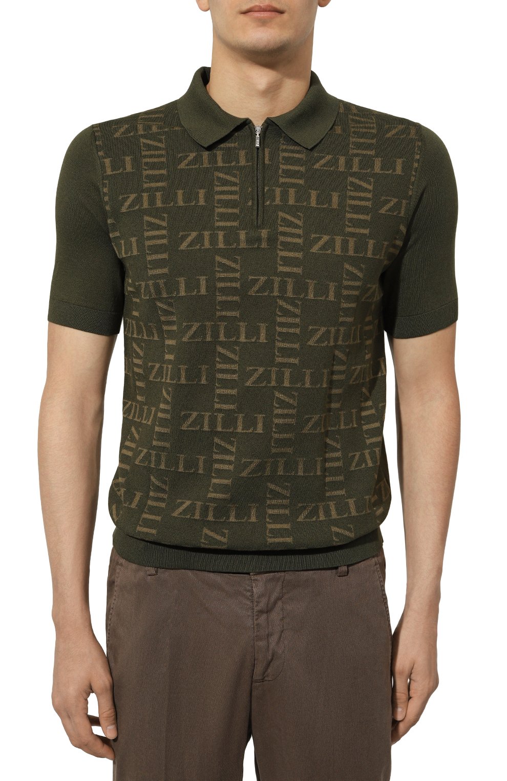 Поло из хлопка и шелка ZILLI, арт. KZP002M0147VZCP00, фото 3