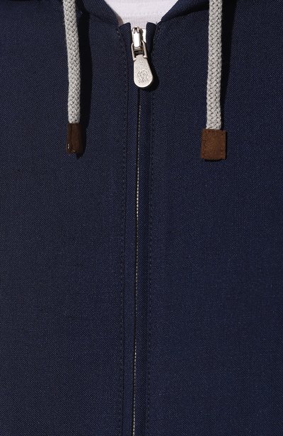 Бомбер изо льна и шерсти BRUNELLO CUCINELLI, арт. MW4946873, фото 5