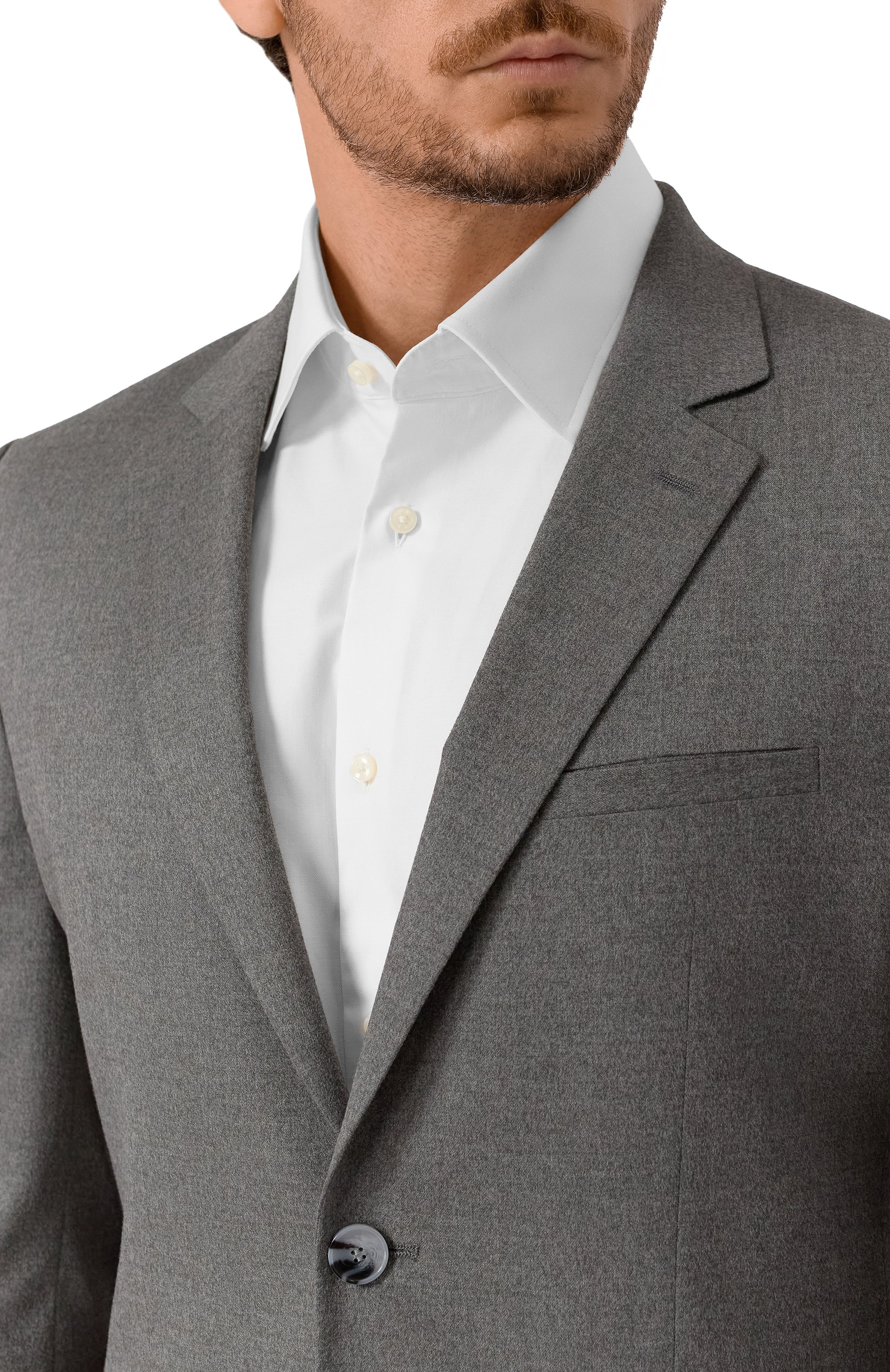 Костюм HUGO серого цвета по цене 54950 руб., арт. 50547288, фото 6 Костюм HUGO, арт. 50547288, фото 6