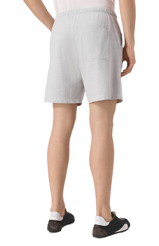 Хлопковые шорты Sporty and Rich SH039606218GY03 Серый  SH039606218GY03 Фото 4