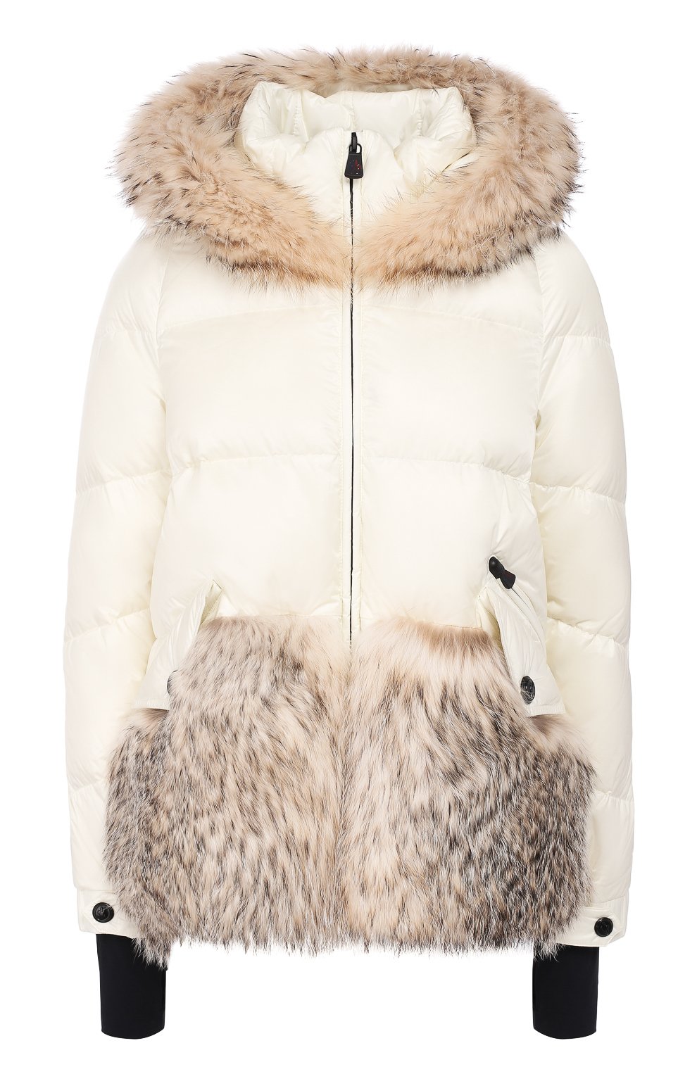 Пуховик MONCLER GRENOBLE белого цвета по цене 355500 руб., арт. D2-098-46391-15-53071, фото 1 Пуховик MONCLER GRENOBLE, арт. D2-098-46391-15-53071, фото 1
