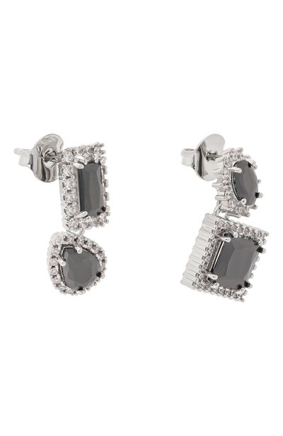 Серьги MAISON MARGIELA черного цвета по цене 57700 руб., арт. SM1VG0071/P9144, фото 3 Серьги MAISON MARGIELA, арт. SM1VG0071/P9144, фото 3