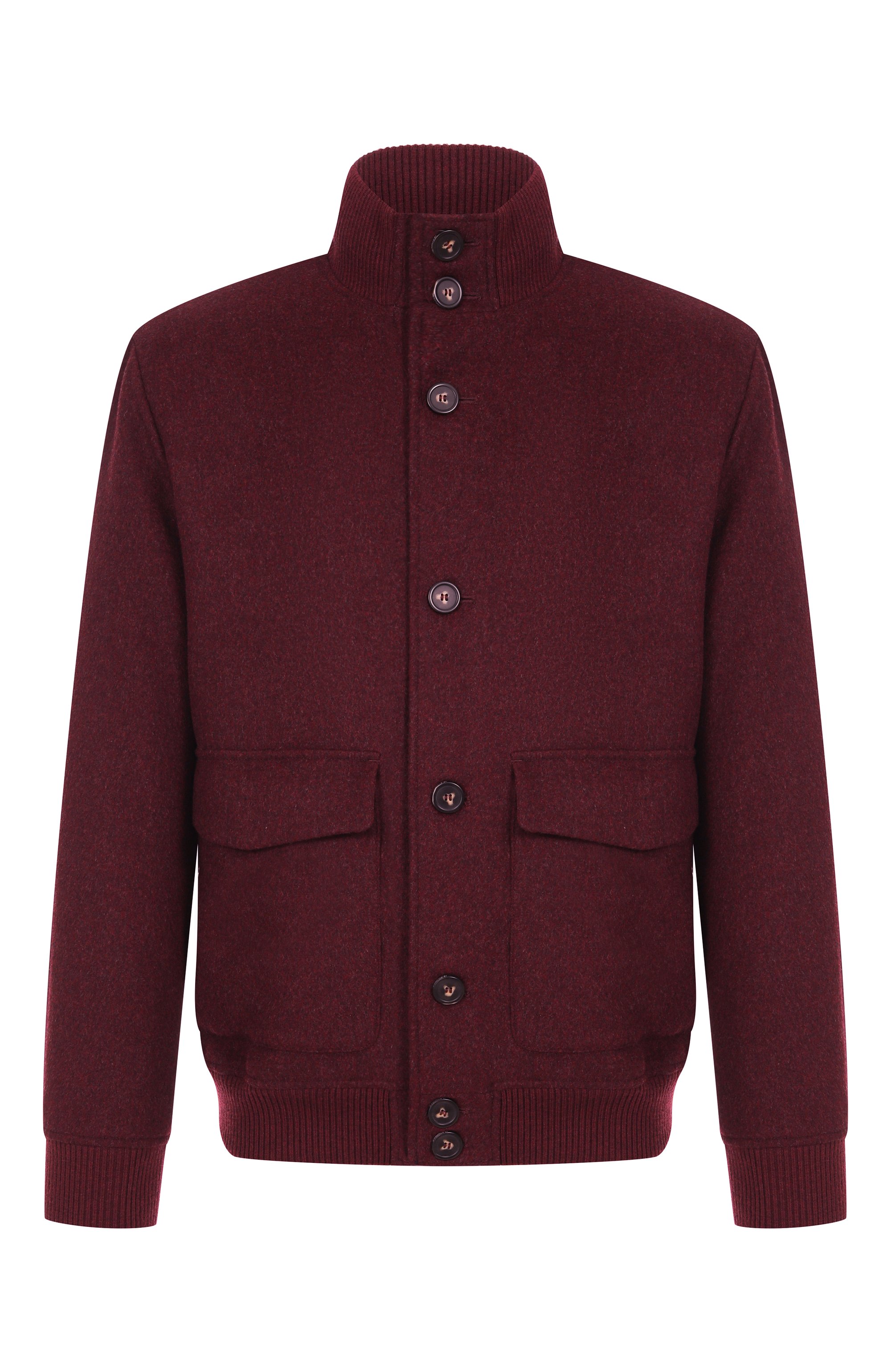 Шерстяной бомбер 12 STOREEZ бордового цвета по цене 53000 руб., арт. 127380, фото 1 Шерстяной бомбер 12 STOREEZ, арт. 127380, фото 1