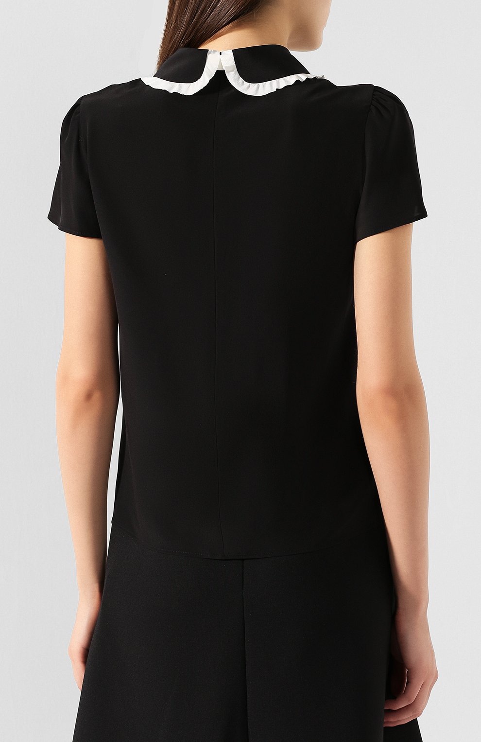 Шелковый топ REDVALENTINO, арт. SR3AA0U7/48P, фото 4