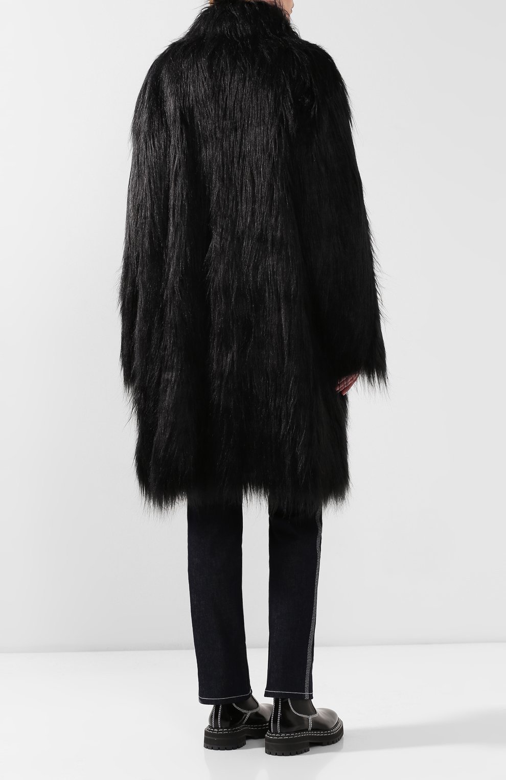 Шуба из экомеха MM6, арт. S32AM0304/S52108, фото 4