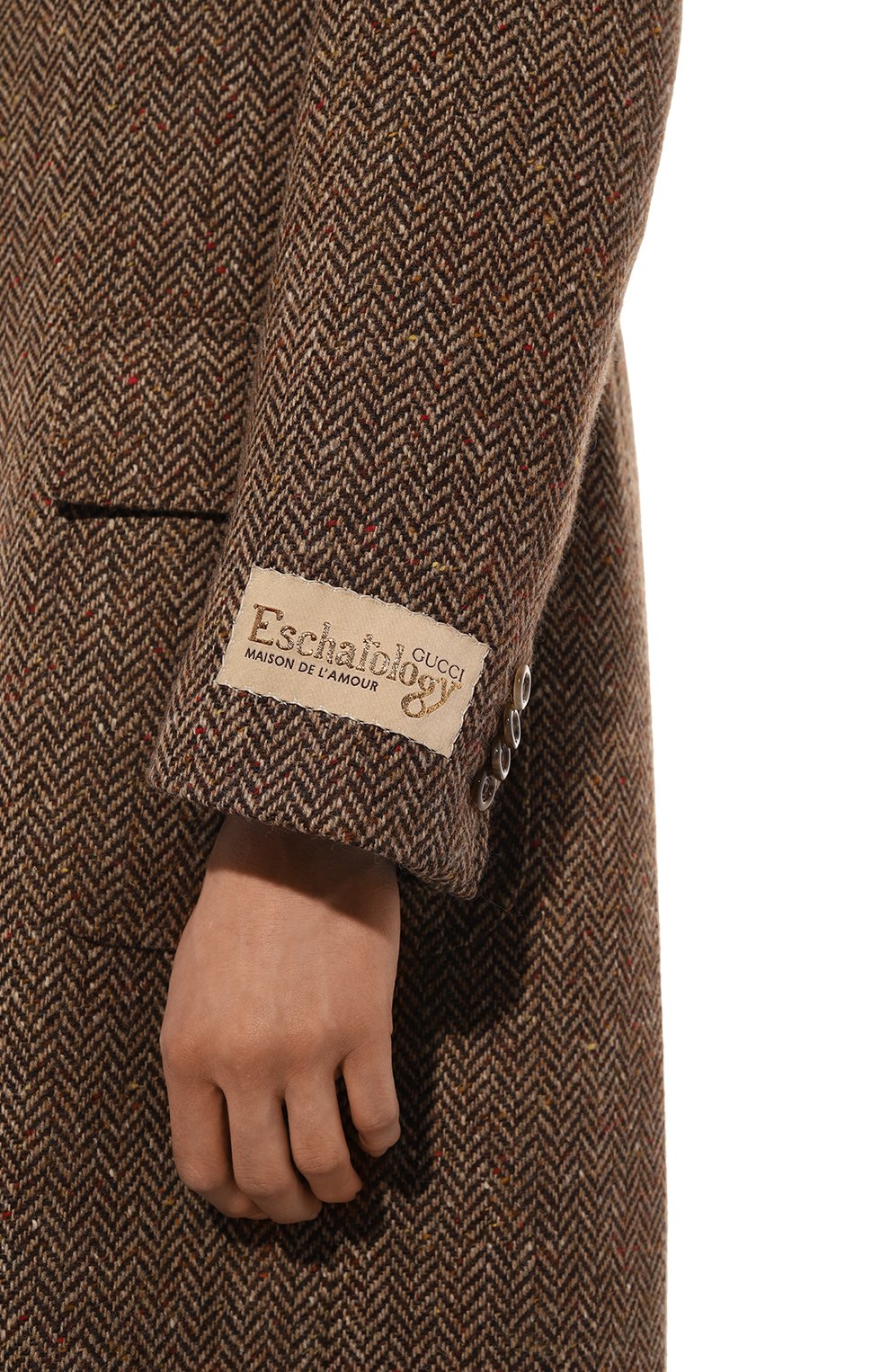 Пальто GUCCI коричневого цвета по цене 429120 руб., арт. 644450 ZAFUT, фото 5 Пальто GUCCI, арт. 644450 ZAFUT, фото 5