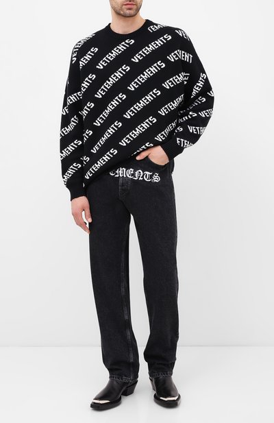 Свитер из хлопка и кашемира VETEMENTS, арт. UAH21KN047 1050/M, фото 2