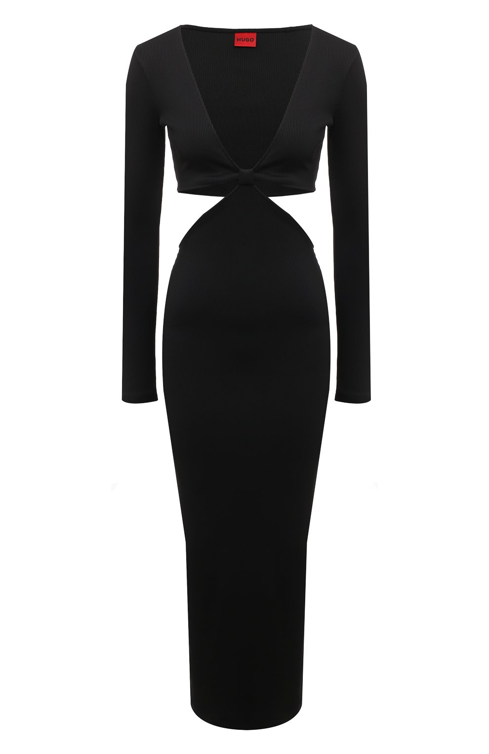Платье HUGO черного цвета по цене 22800 руб., арт. 50495134, фото 1 Платье HUGO, арт. 50495134, фото 1