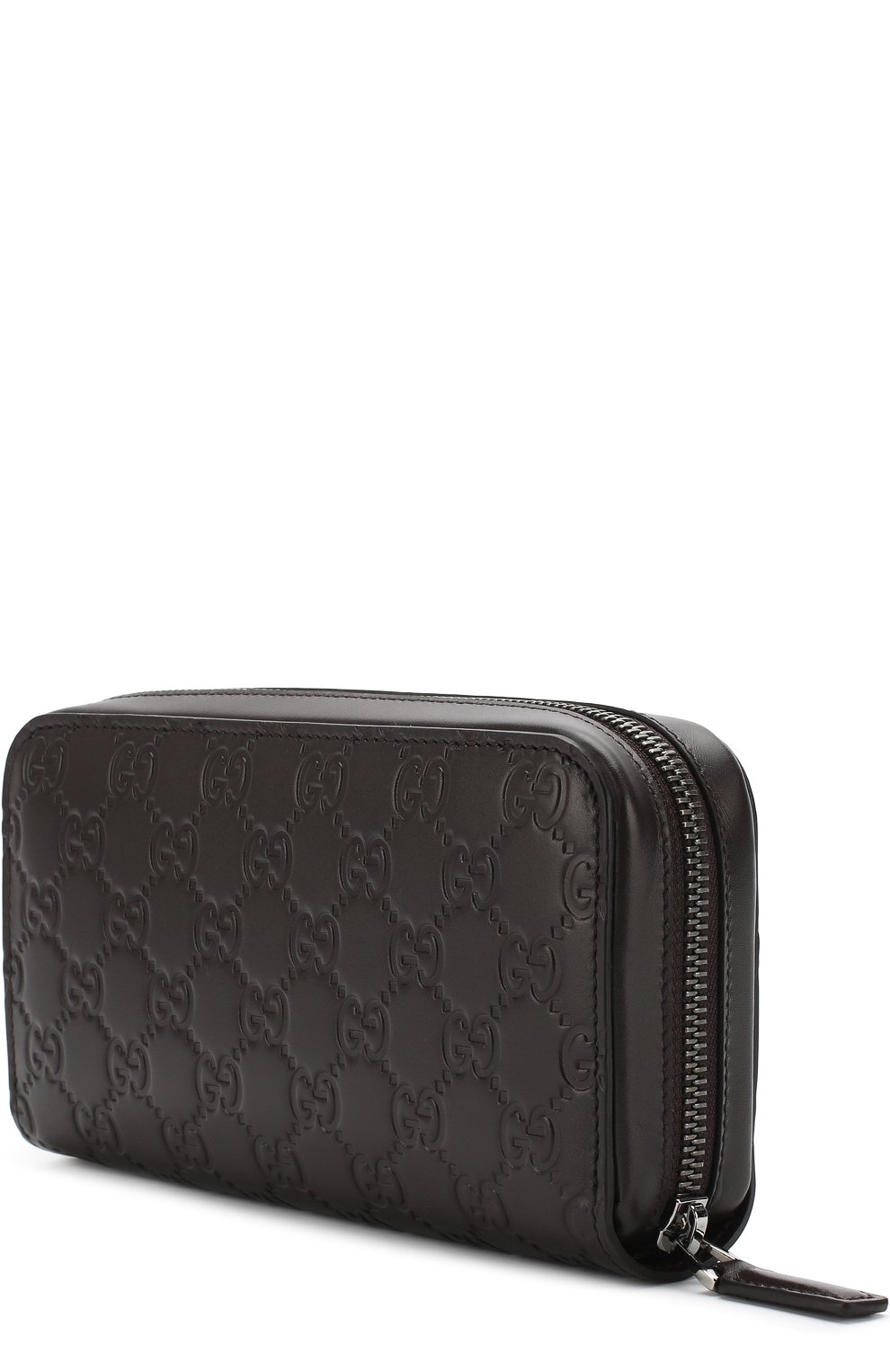 Кожаное портмоне на молнии с тиснением signature GUCCI, арт. 278635/CWC1R, фото 2