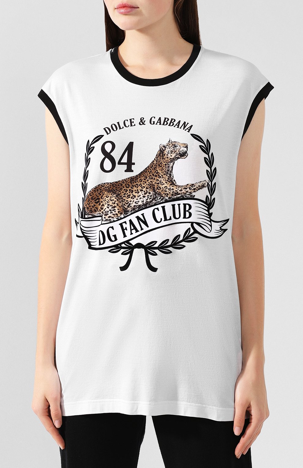 Хлопковая футболка DOLCE & GABBANA, арт. F8H93T/G7TAW, фото 3