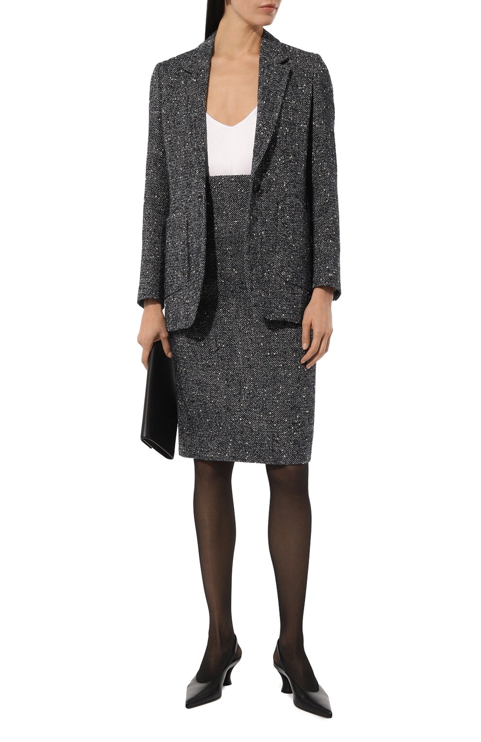 Шерстяная юбка LORENA ANTONIAZZI, арт. I2406G045A/4672, фото 2