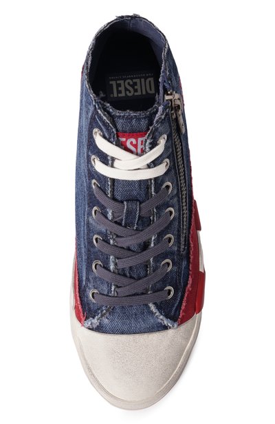 Текстильные кеды s-d-verse DIESEL синего цвета по цене 27150 руб., арт. Y03895/P7720, фото 5 Текстильные кеды s-d-verse DIESEL, арт. Y03895/P7720, фото 5