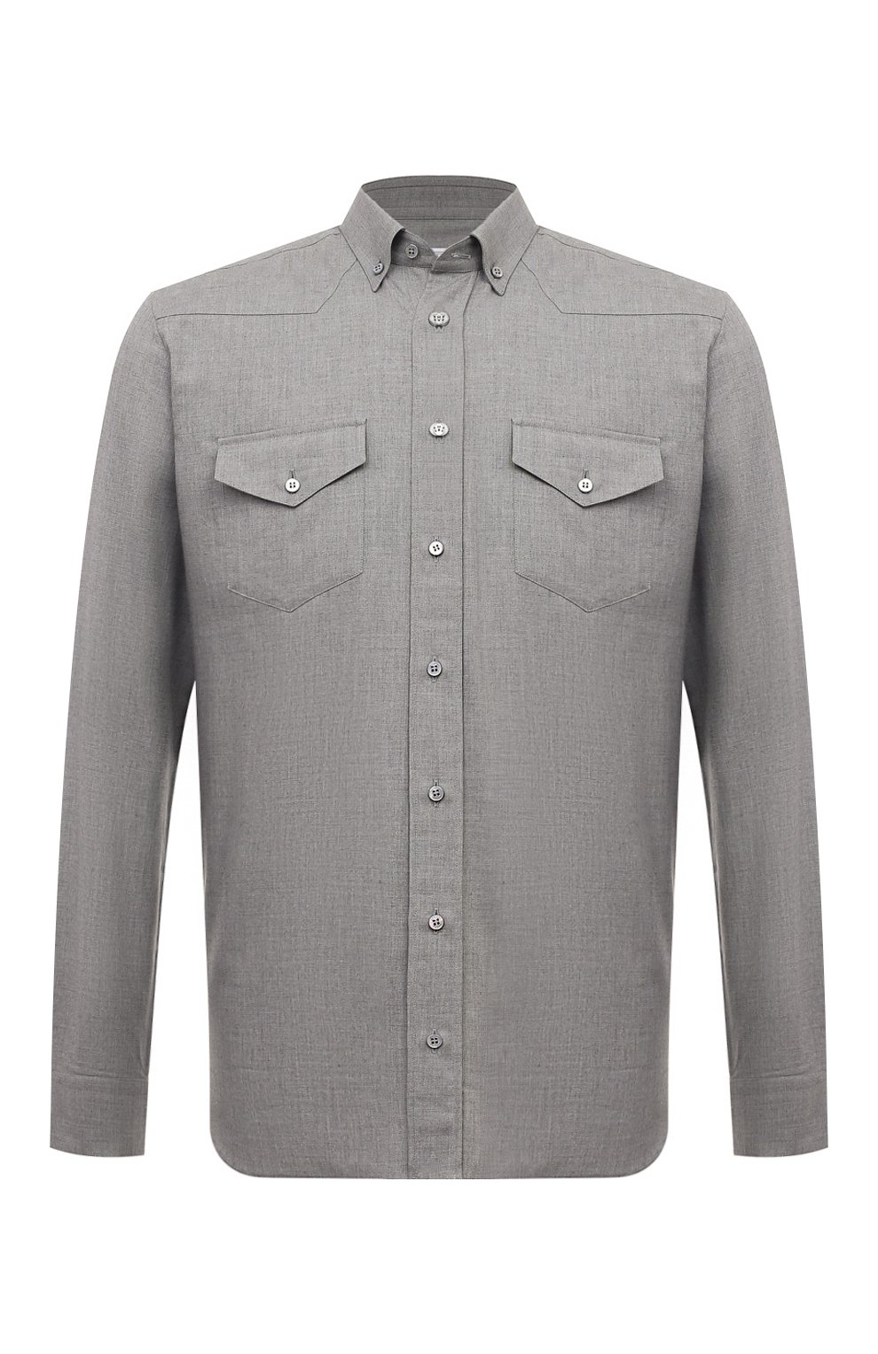 Рубашка из хлопка и кашемира ZILLI, арт. REGC02ZS04050ZS001649, фото 1