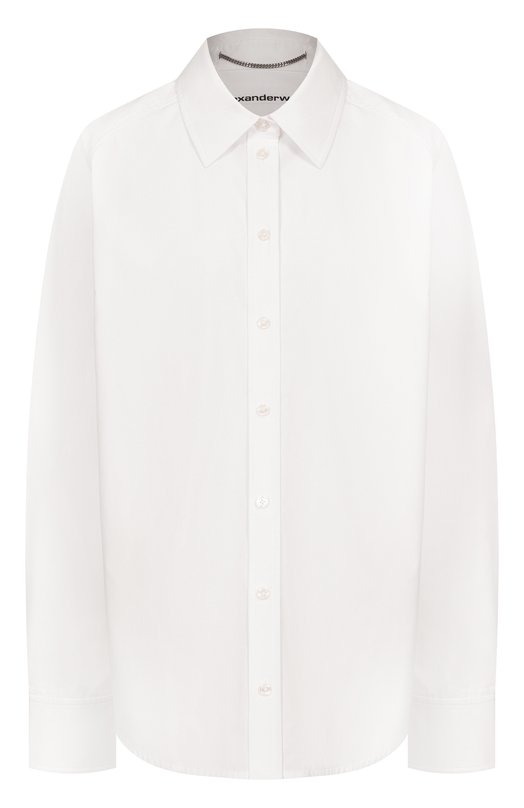 Хлопковая рубашка Alexander Wang 1WC3251133 Белый 1WC3251133