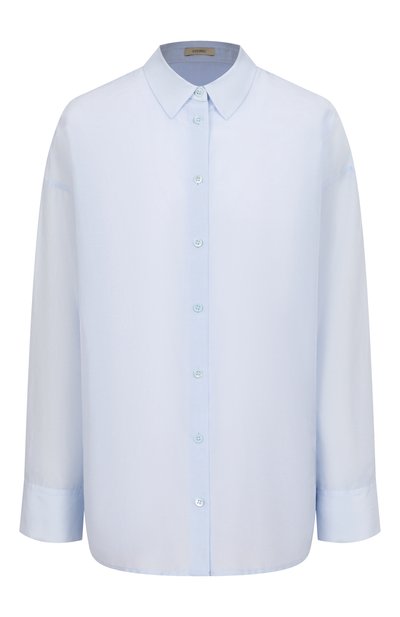 Женская рубашка из хлопка и шелка 12 STOREEZ, арт. 130615