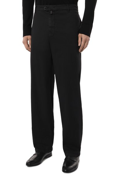 Брюки из хлопка и шелка KITON, арт. UFPPEK0606D, фото 3