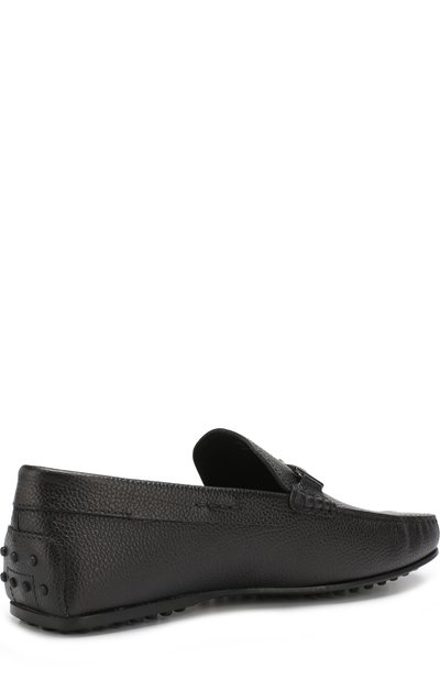Кожаные мокасины с пряжкой TOD’S черного цвета по цене 56500 руб., арт. XXM0LR0Z120L1A, фото 4 Кожаные мокасины с пряжкой TOD’S, арт. XXM0LR0Z120L1A, фото 4