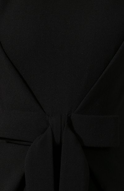 Шерстяное платье DOLCE & GABBANA черного цвета по цене 228000 руб., арт. F6F8FT/FUBD2, фото 5 Шерстяное платье DOLCE & GABBANA, арт. F6F8FT/FUBD2, фото 5