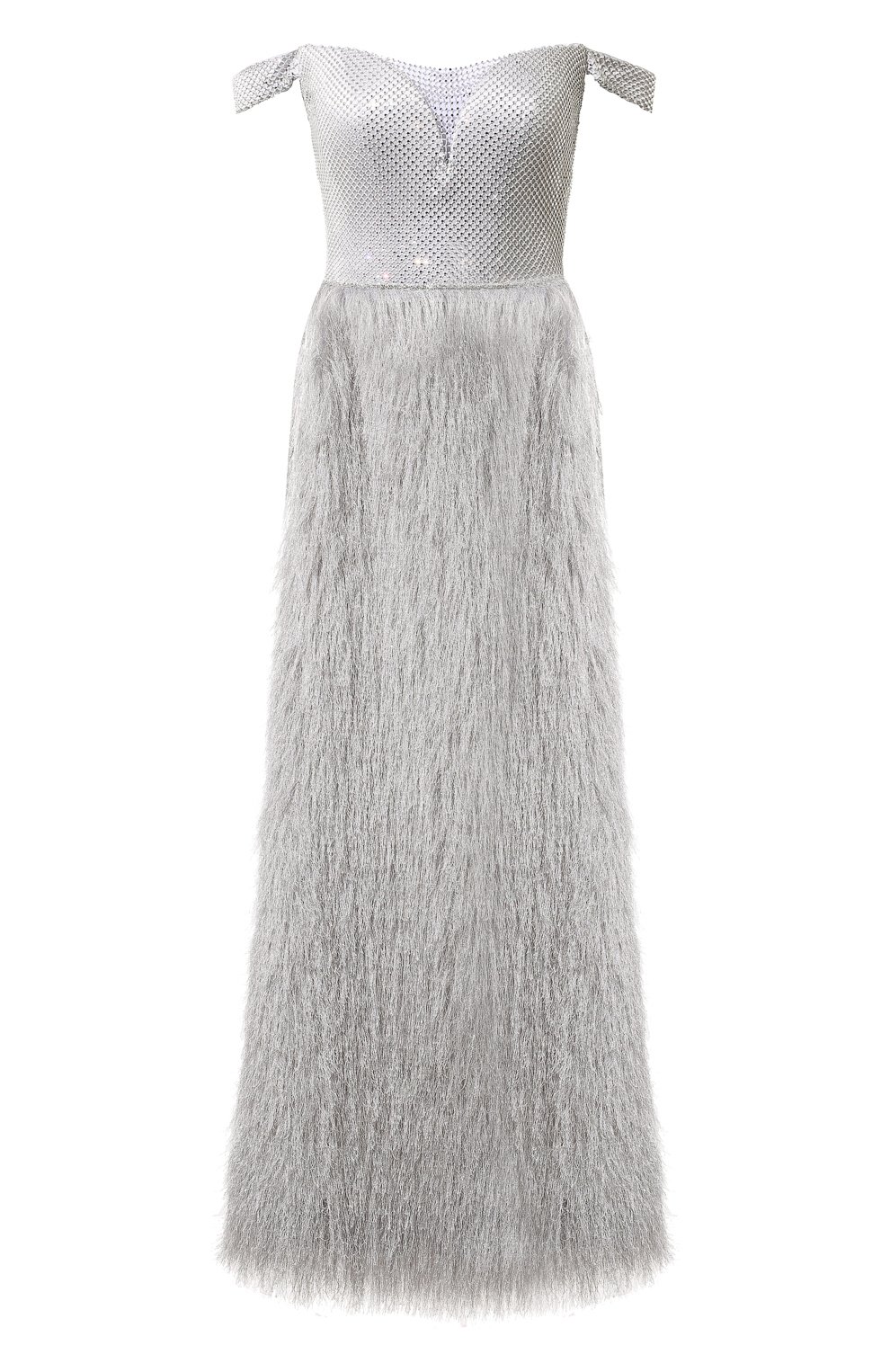 Платье с отделкой стразами и перьями SPERANZA COUTURE, арт. SC068, фото 1