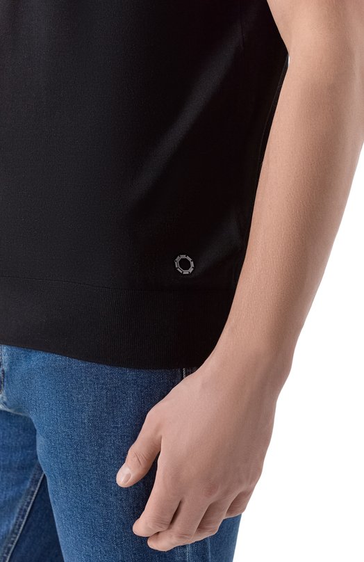 Джемпер из кашемира и шерсти Stefano Ricci W505506G10/W26150 Чёрный  W505506G10/W26150 Фото 5