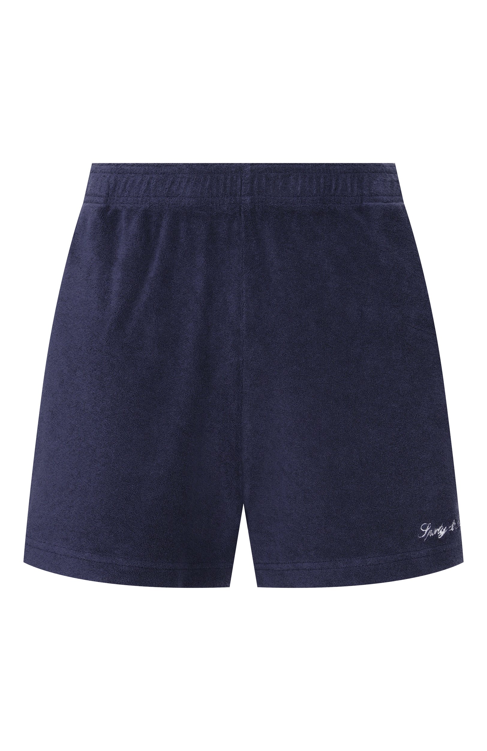 Хлопковые шорты SPORTY AND RICH синего цвета по цене 19950 руб., арт. SH001712326BL132, фото 1 Хлопковые шорты SPORTY AND RICH, арт. SH001712326BL132, фото 1