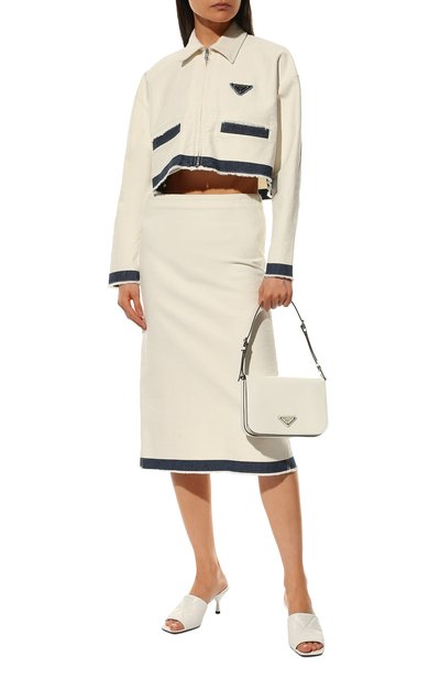 Джинсовая юбка PRADA, арт. GFD160-10G1-F01CD-221, фото 2