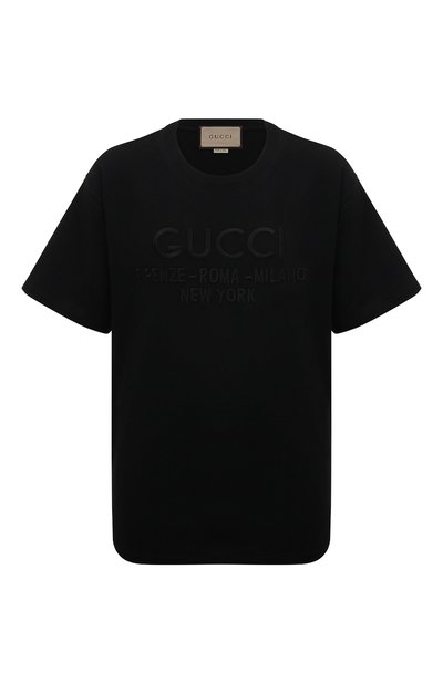 Хлопковая футболка GUCCI, арт. 616036/XJFZA, фото 1