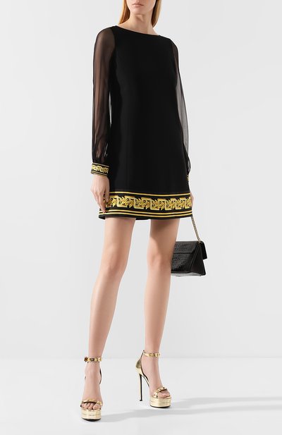 Кожаные босоножки tribute VERSACE, арт. DSR935S/DVTSP, фото 2