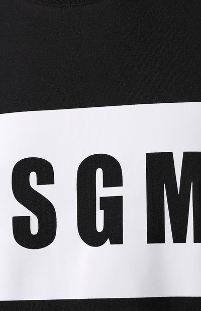 Хлопковая футболка  MSGM, арт. 2640MM67 195298, фото 5